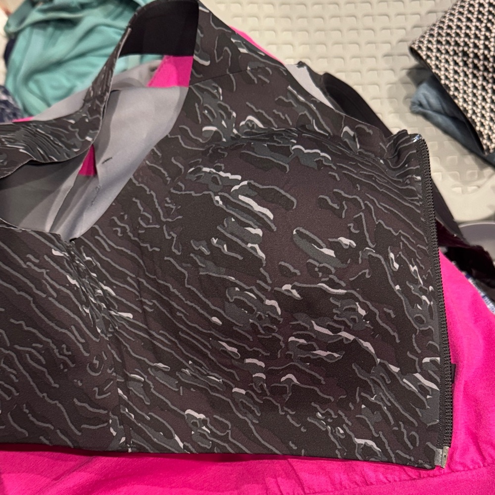 Lululemon Athletica Black and Gray Sports Bra